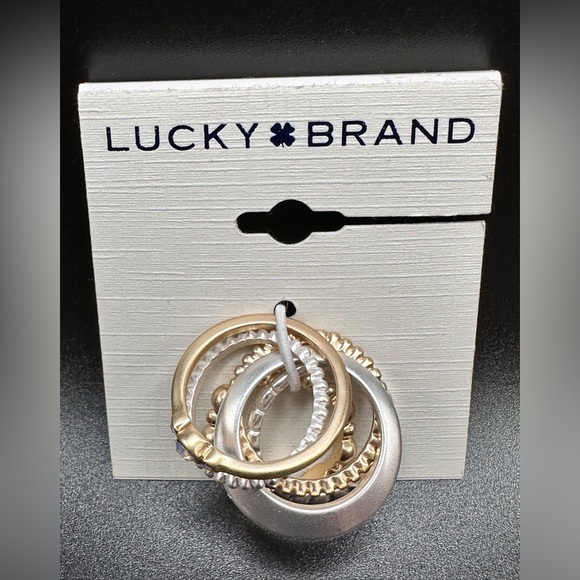 Lucky 🍀 Brand Stacked Ring Set - Picture 3 of 4